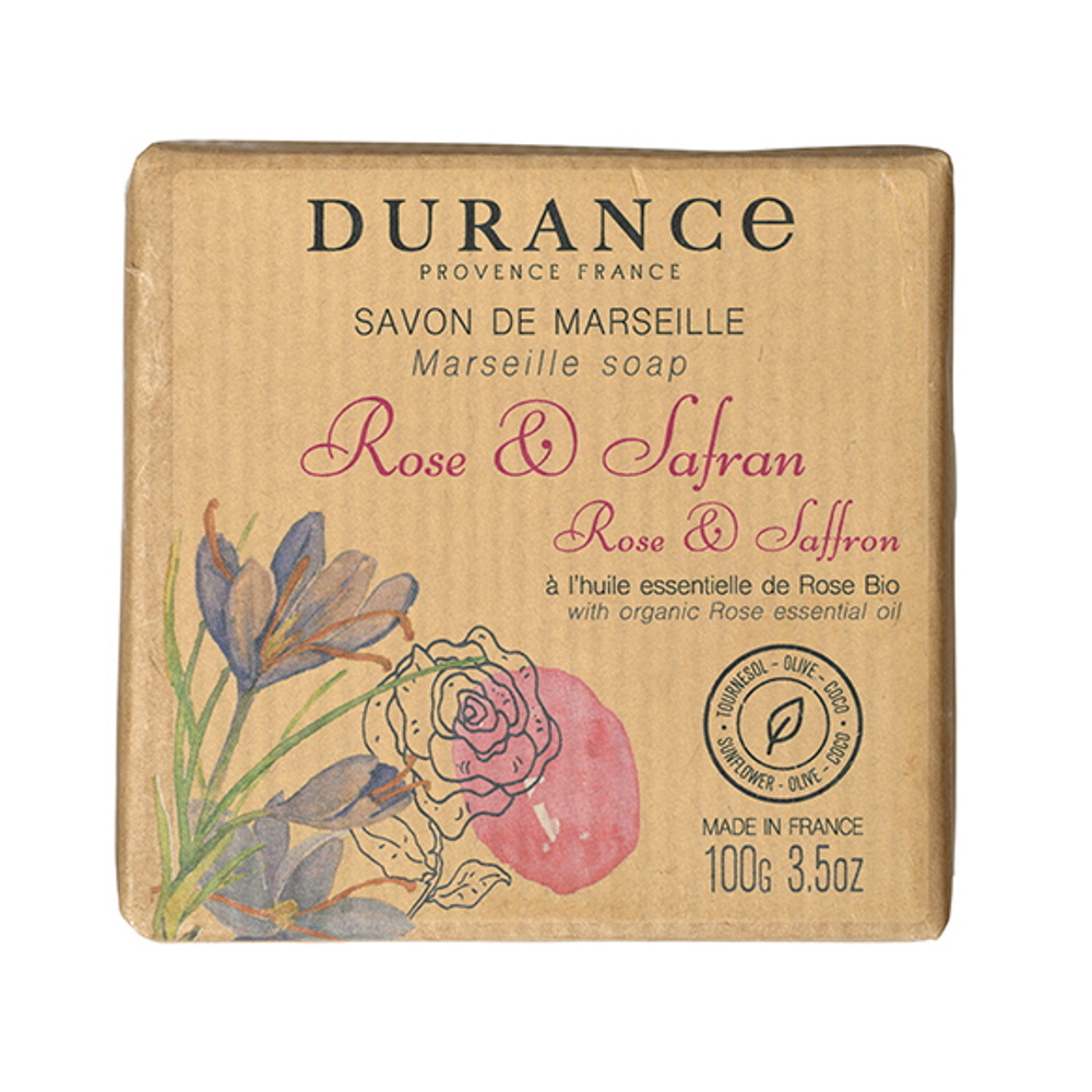 durance Rose Safran Savon solide 100 gr