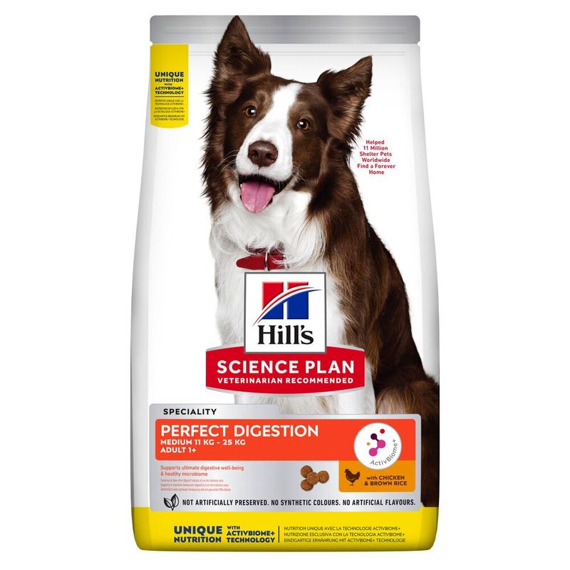 Hill's Science Plan Adult Perfect Digestion Medium Breed