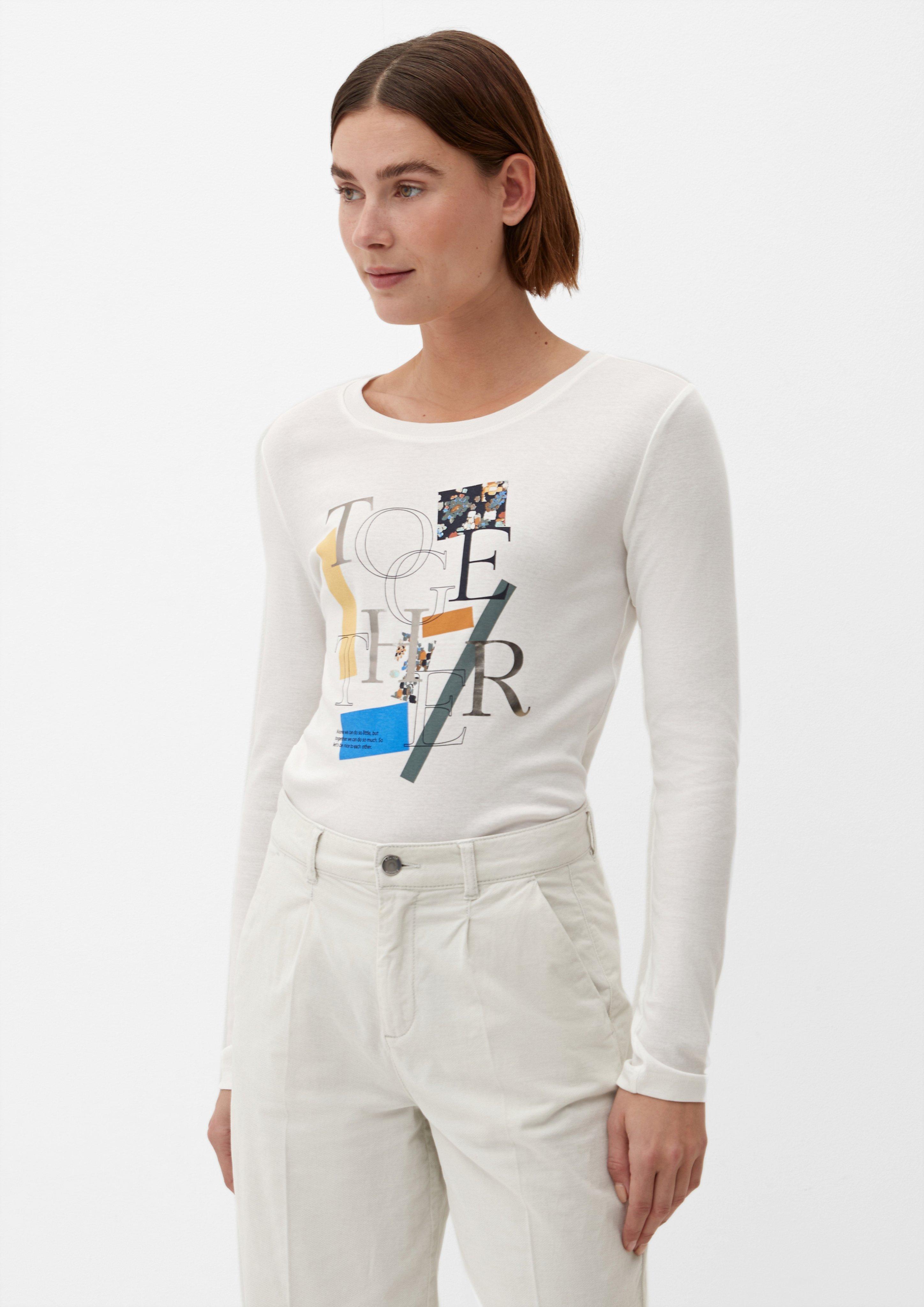 Longsleeve mit Effektprint  2129736-02D2