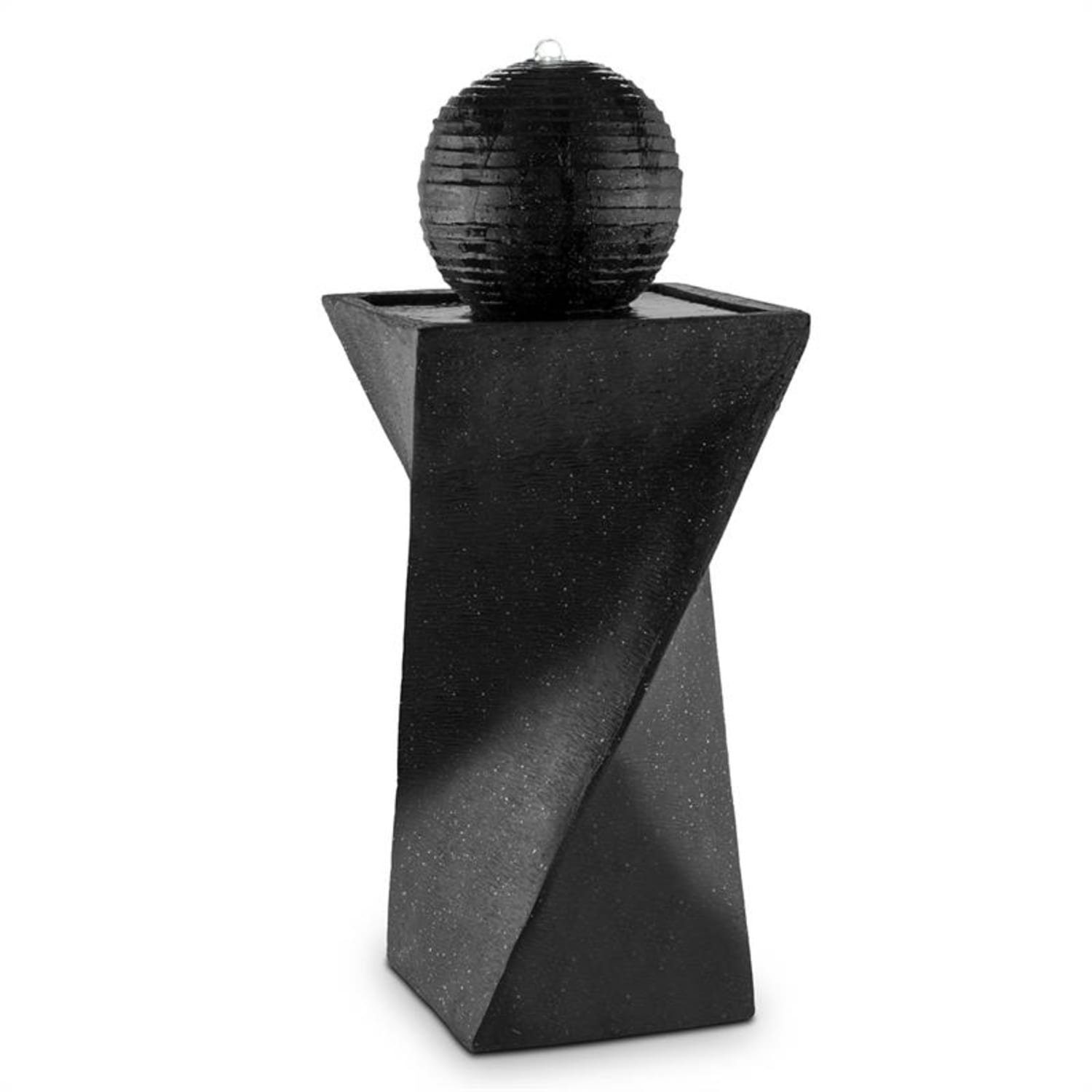 blumfeldt Wasserspiel Schönbrunn Solar Springbrunnen, 34.5 cm Breite, (Set, inkl. Pumpe,Solarpanel;LED-Beleuchtung und Anschlussmaterial), spring zimmer zier brunnen led-beleuchtung terasse solar outdoor