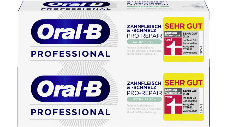 Oral-B Professional Zahnfleisch & -schmelz Pro-Repair extra frisch Doppelpack 150 ml