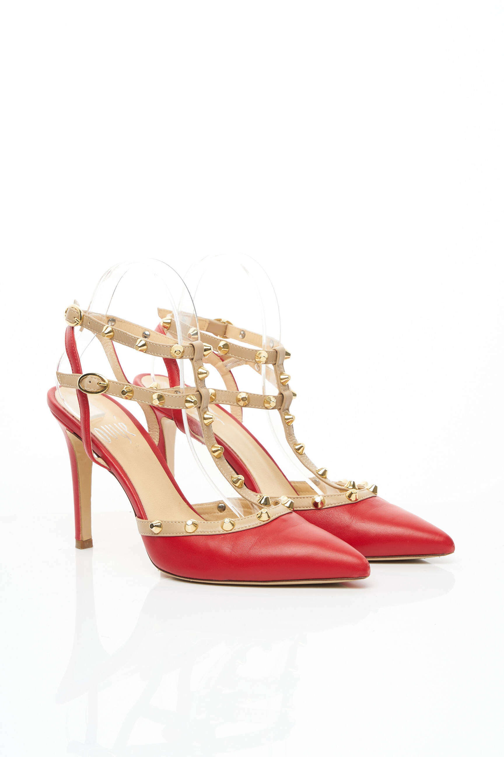 Ovye Sandales Nu Pieds Femme couleur rouge