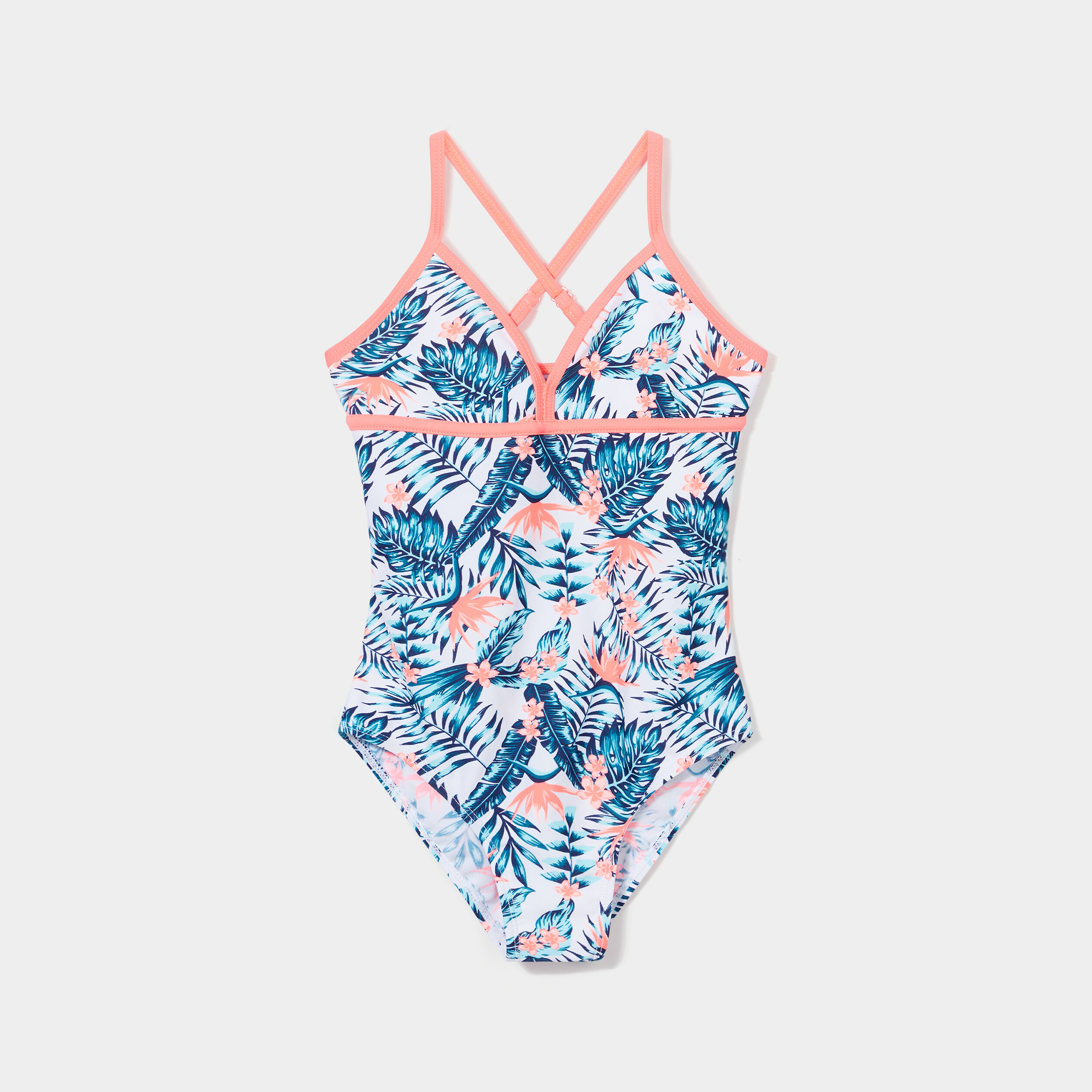 Maillot de bain une pièce multicolore fille | La Halle