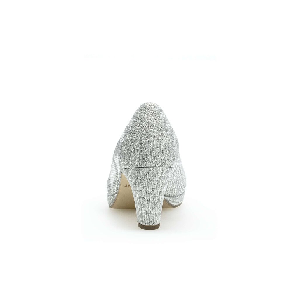 Gabor fashion Plateau Pumps silber