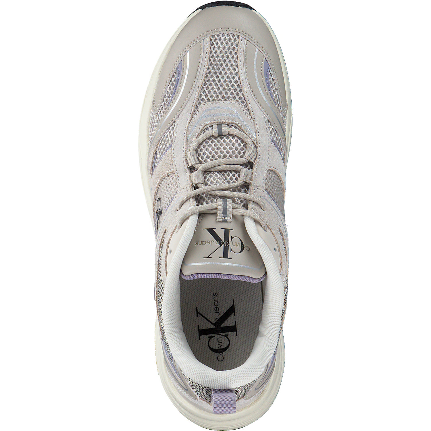 Calvin Klein YW0YW00891, Sneakers Low, Damen, beige/lavendel