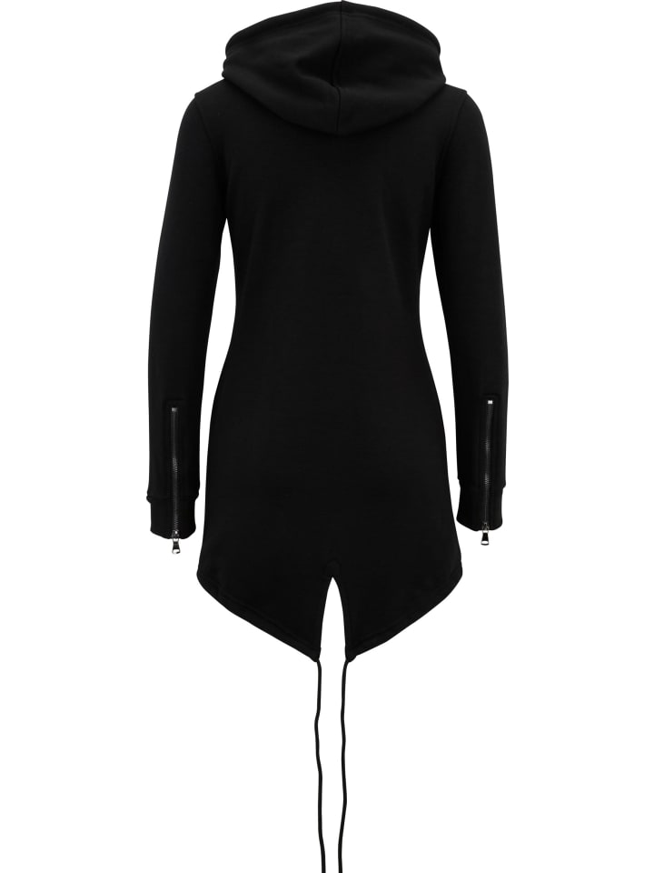 Urban Classics Urban Classics Zip-Kapuzenpullover in black günstig kaufen