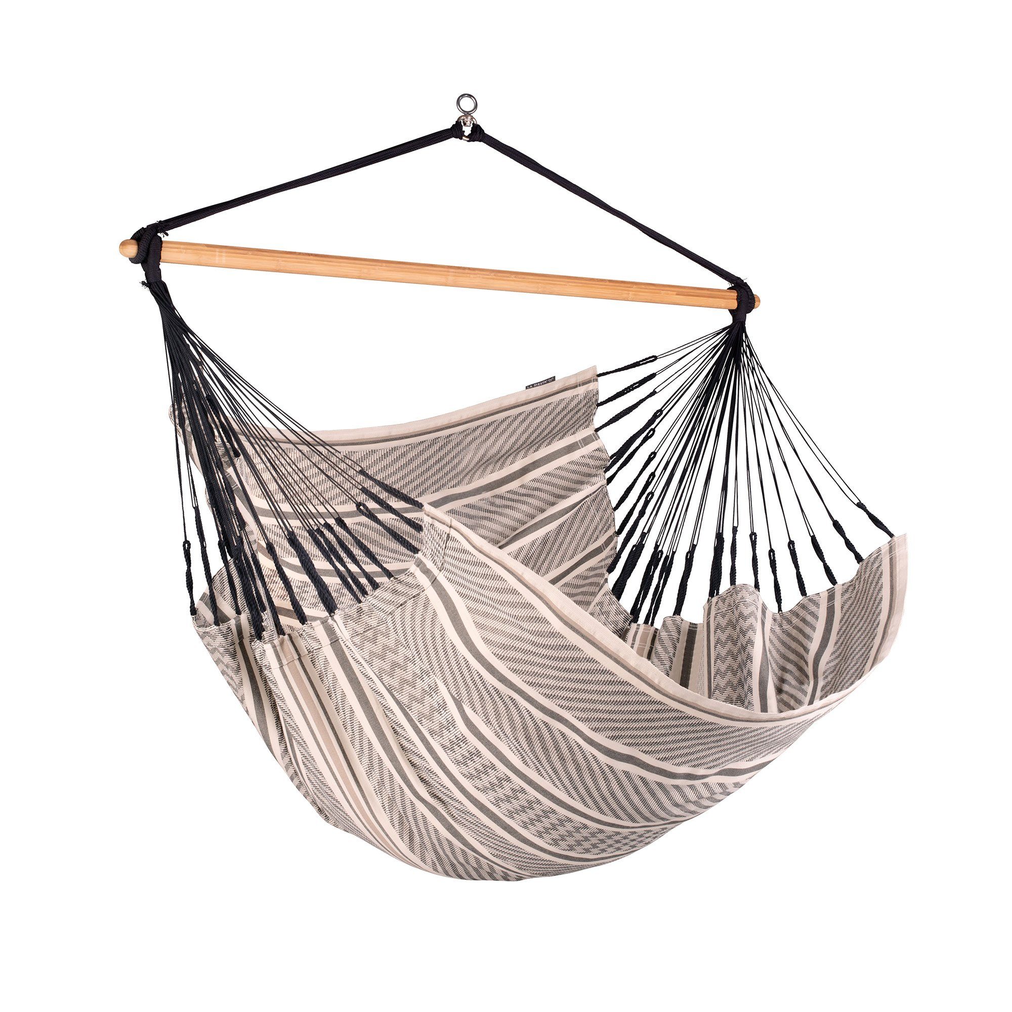 La Siesta Hängestuhl Hängestuhl Hängesessel Lounger HABANA Zebra Bio Baumwolle La Siesta, Hochwertige Qualität