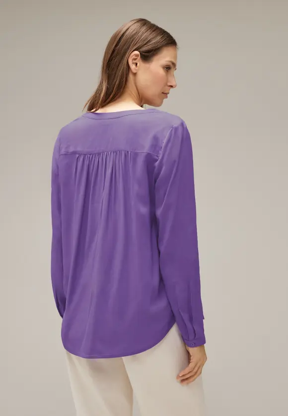 Street One Bluse in Unifarbe