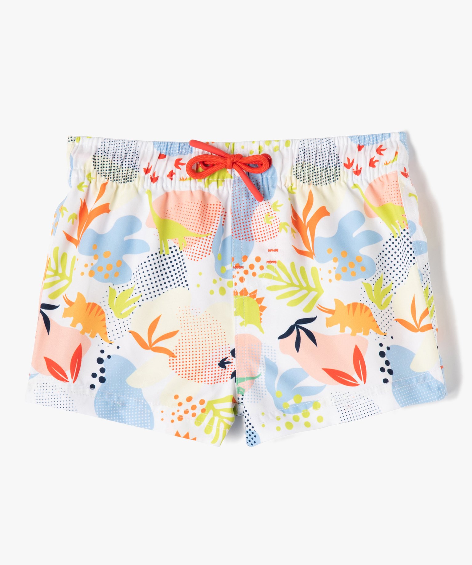 Short de bain bébé Garçon à motif feuillages et dino imprime | GEMO