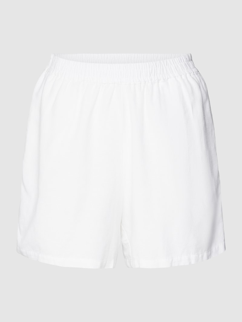 Sweatshorts mit elastischem Bund Modell 'MILANO' in weiß