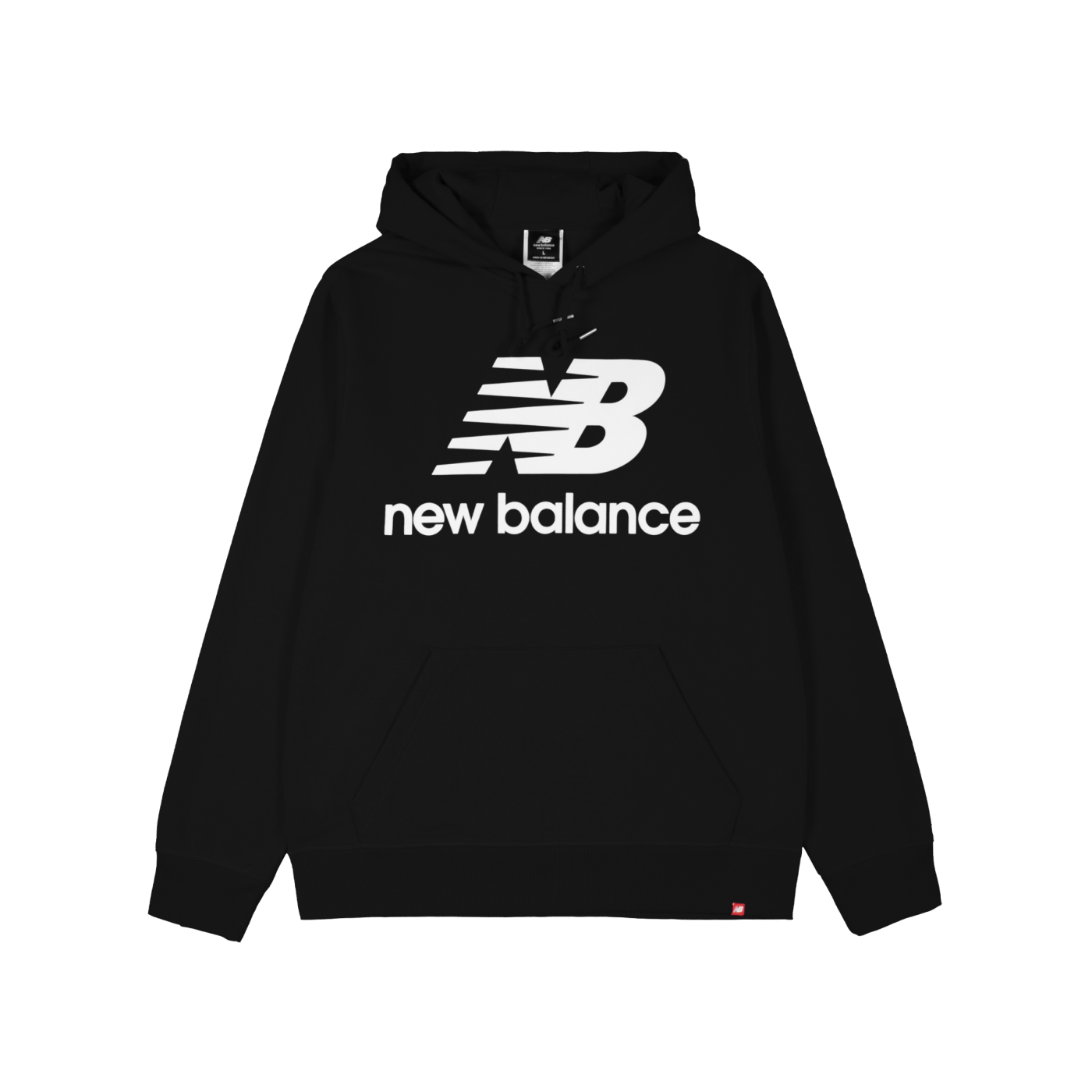 New Balance Essentials Stacked Logo Polo FBK