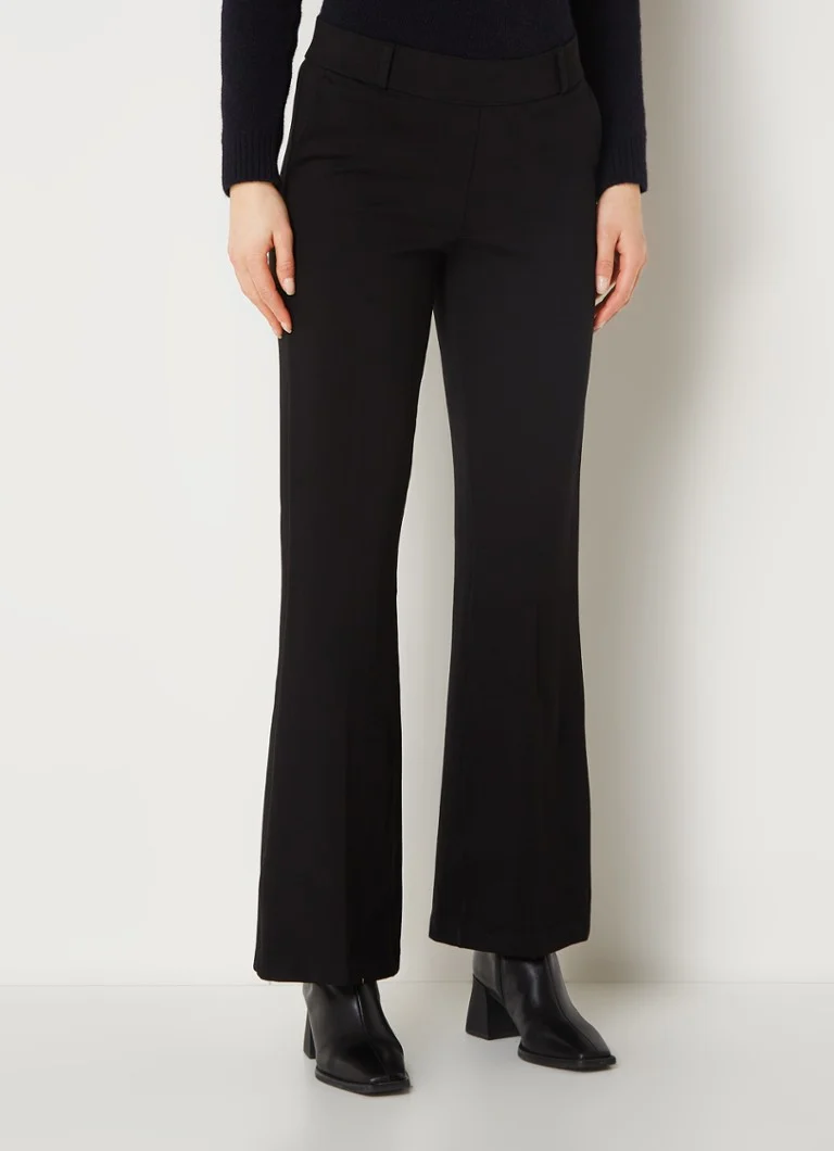 NYDJ Pull On Flare Leg Trouser Blac