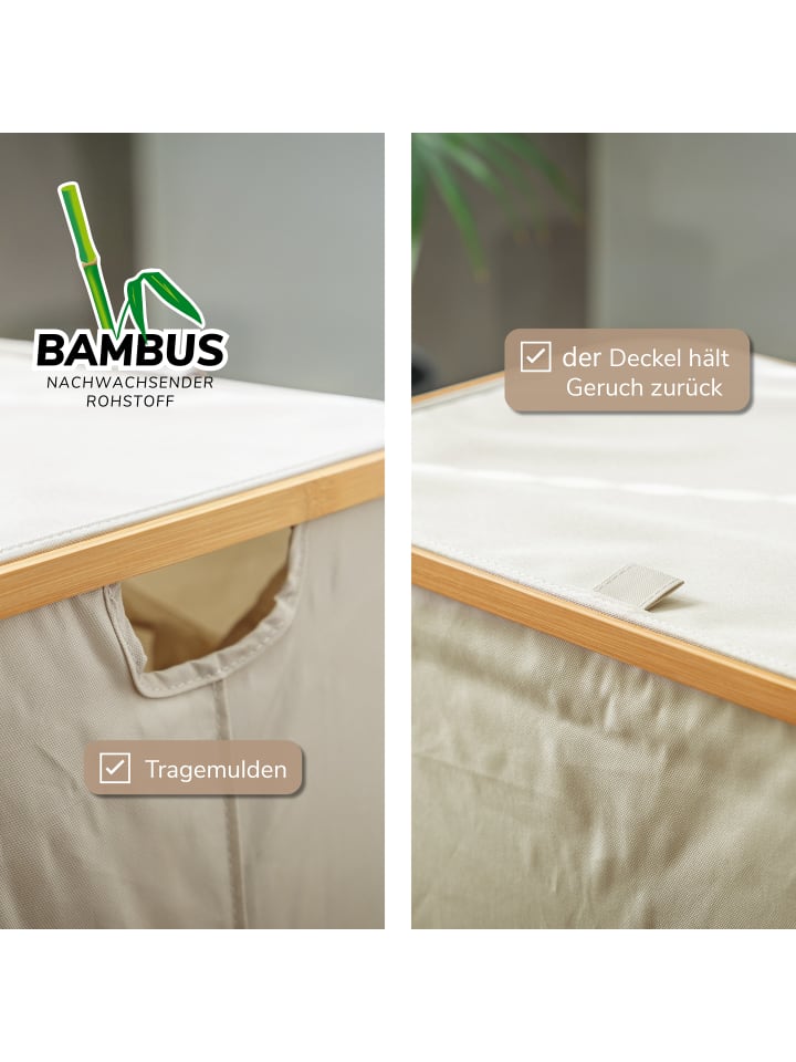 bremermann Wäschesammler 145 L beige günstig kaufen onesize