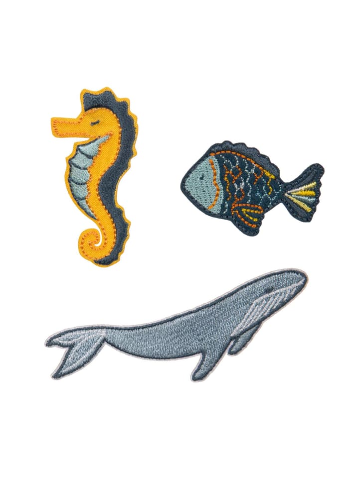 Lässig Lässig Textil-Sticker (3 Stk) - Schul Set Unique, Stick on Sea günstig kaufen onesize
