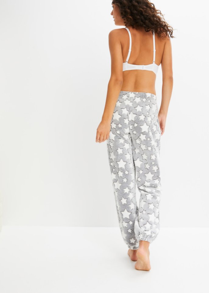 Fleece Pyjamahose aus kuscheligem Material mit weicher Innenseite