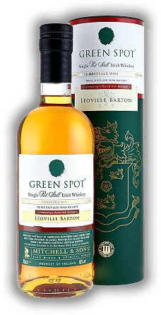 Green Spot Mitchell & Sons Finished in Bordeaux Wine Casks Château Léoville Barton Green Spot Mitchell & Sons Finished in Bordeaux Wine Casks Château Léoville Barton  0,7	 Liter - Vol 46%