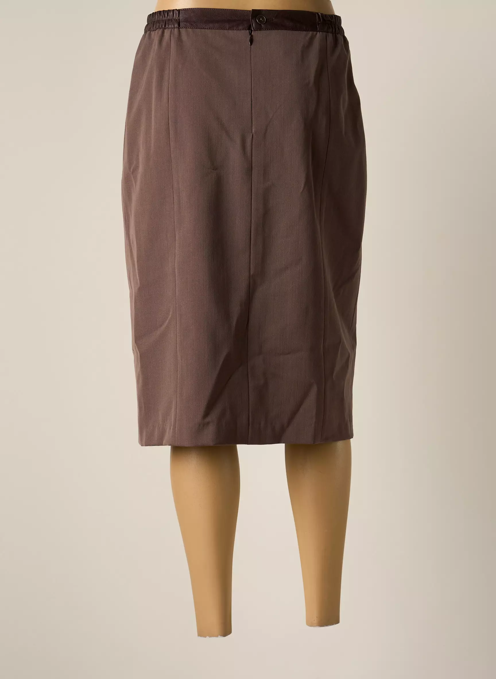 Jumfil Jupes Mi Longues Femme couleur marron
