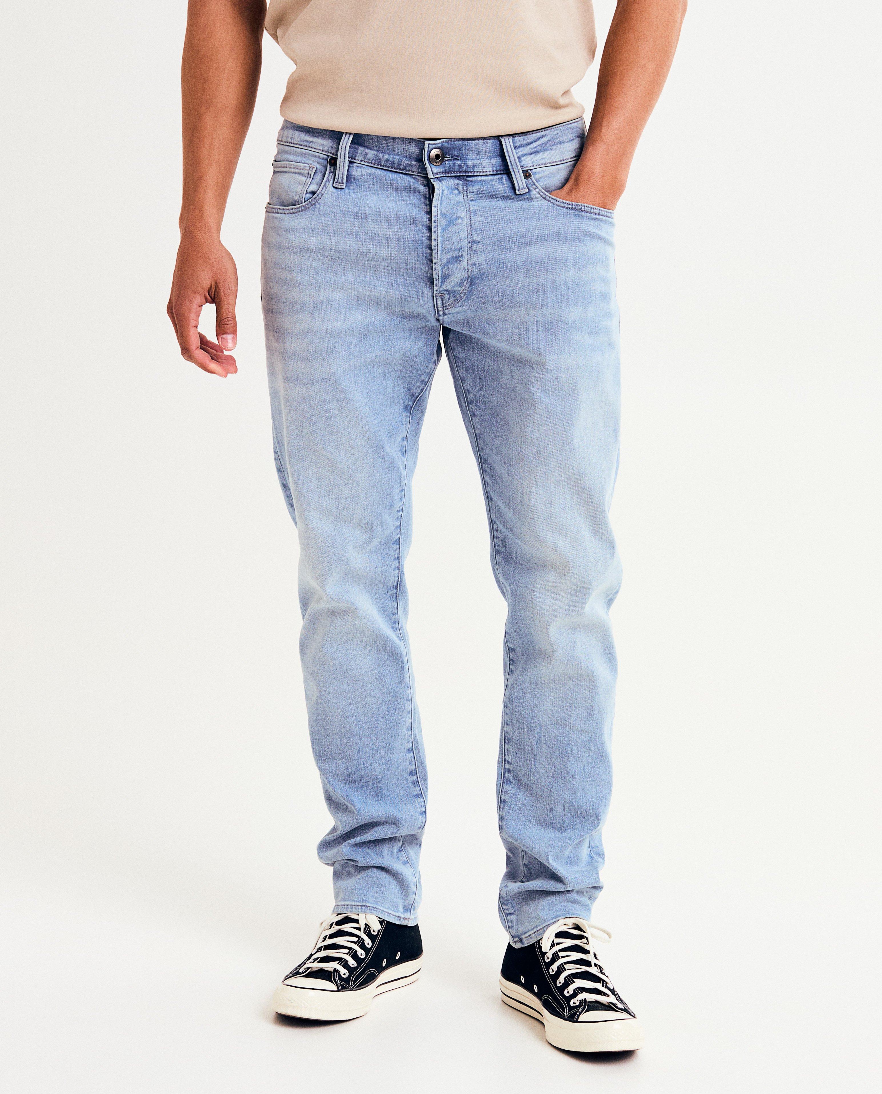 Blugi G-star albastru deschis, croială slim fit, albastru deschis