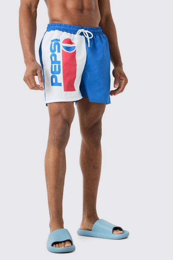 Badehose mit lizenziertem Pepsi Print