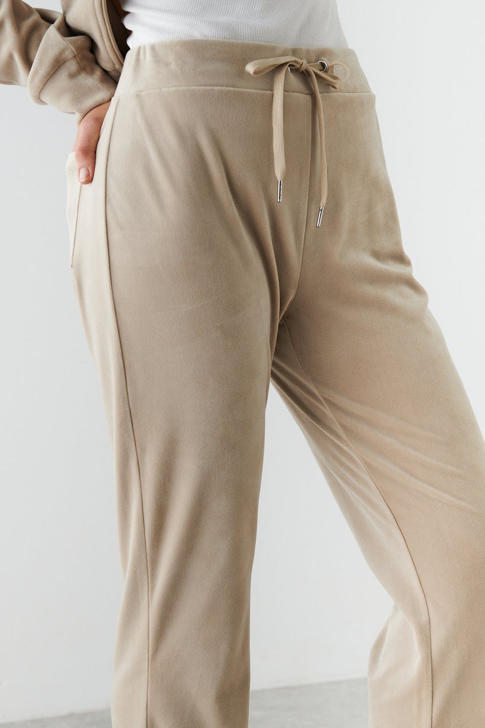 Velour trousers