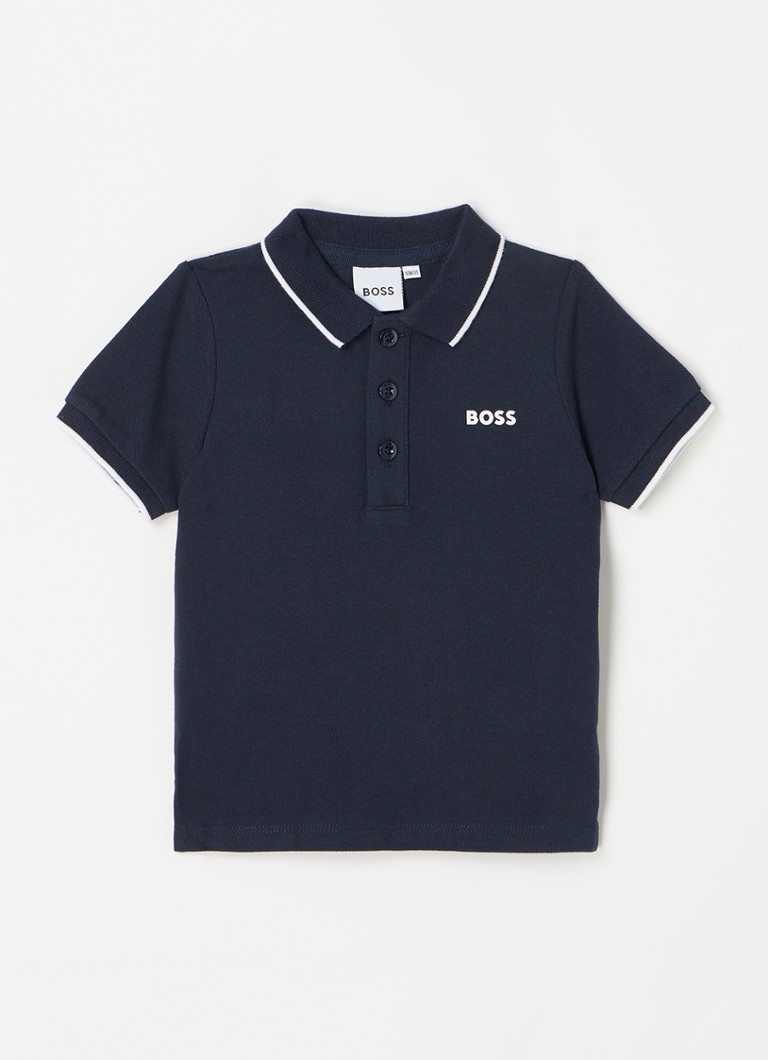 HUGO BOSS Polo majica od pamučnog pikea s vezom logotipa