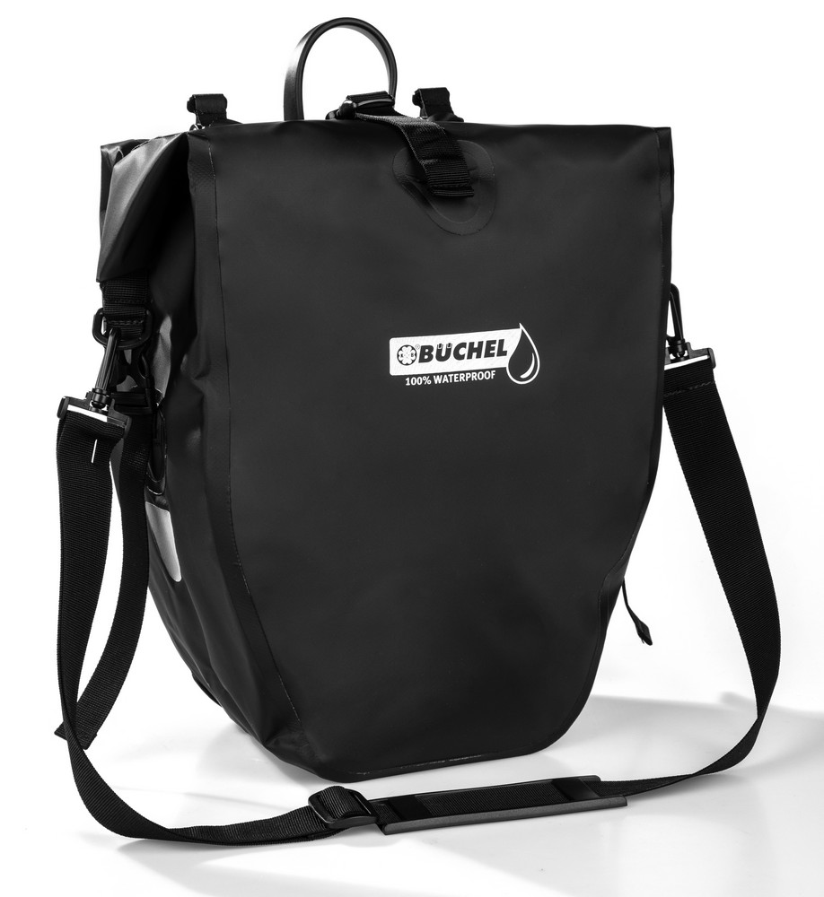 Büchel Wasserdichte Fahrradtasche - Schwarz