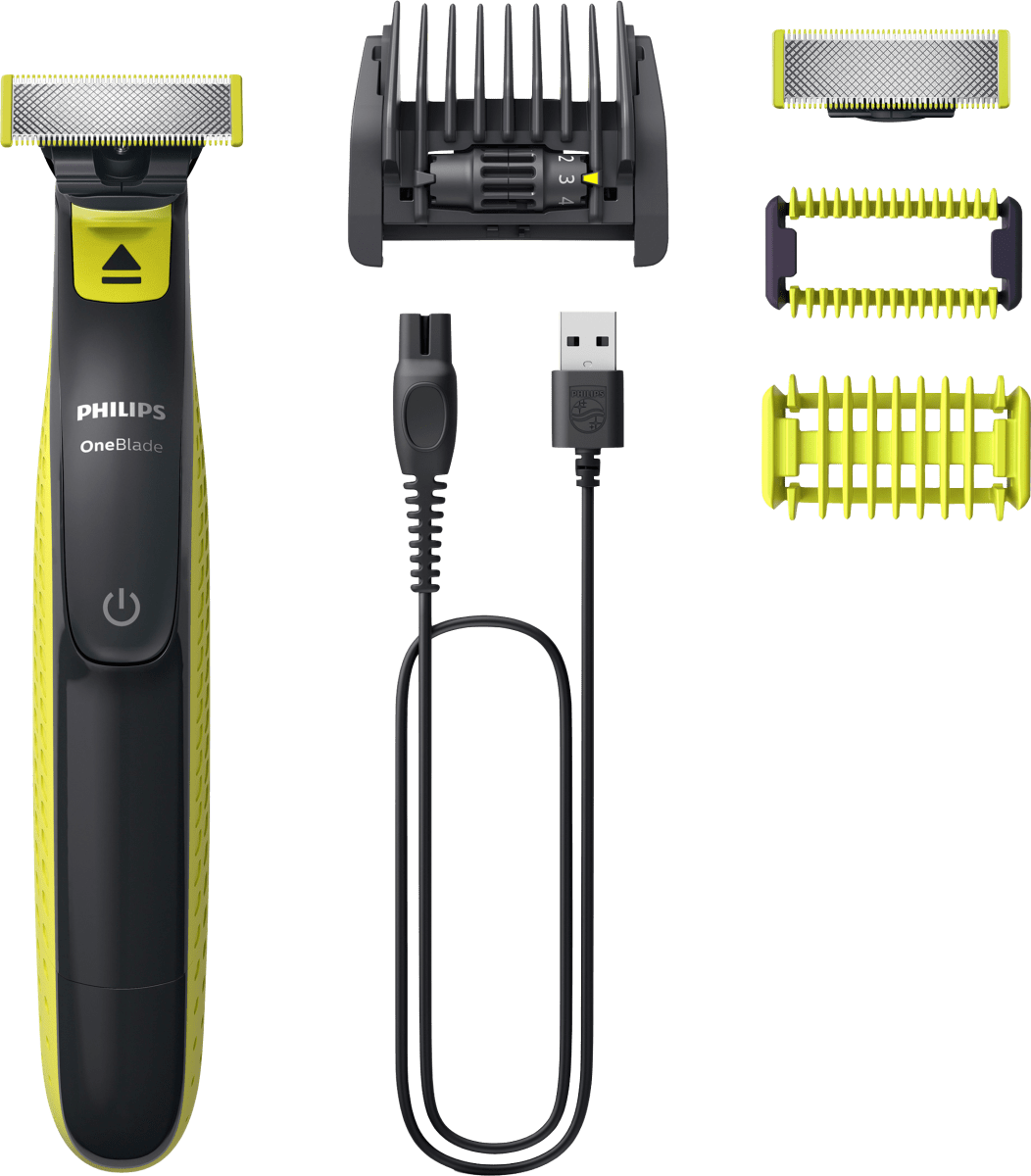Elektrischer Rasierer, OneBlade Face & Body Original QP2824/20, 1 St