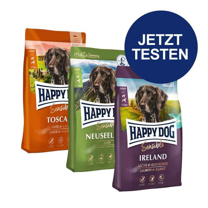 Happy Dog Supreme Kulinarische Weltreise 3 x 4 kg