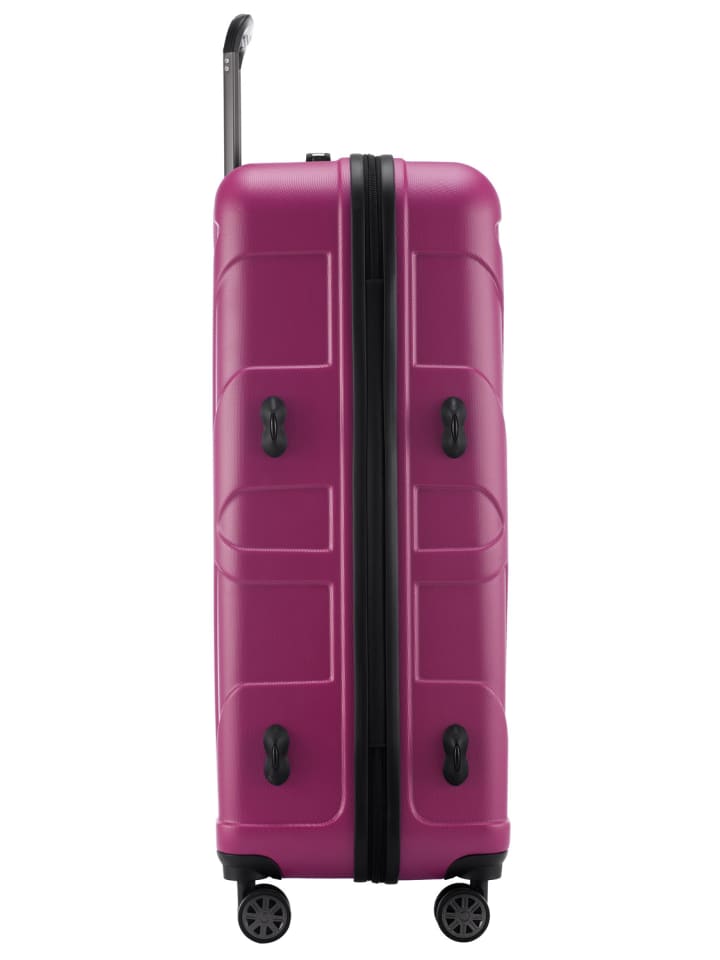 suitline Großer Reisekoffer erweiterbar XL Koffer 4 Rollen TSA 110 L in Magenta günstig kaufen L