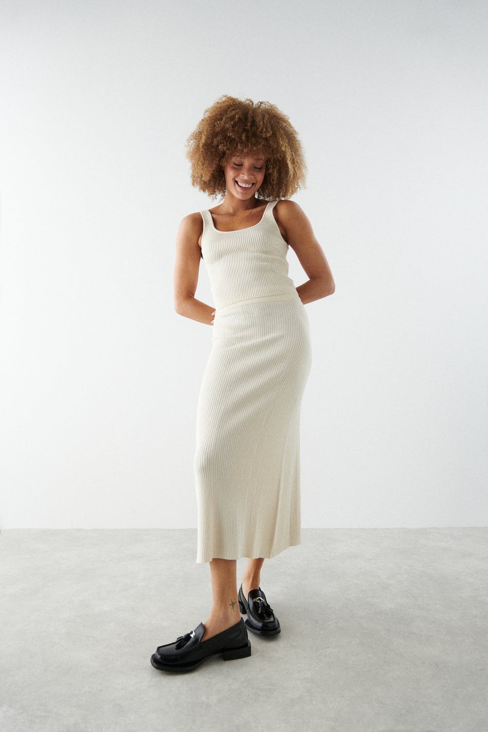Ines knitted skirt