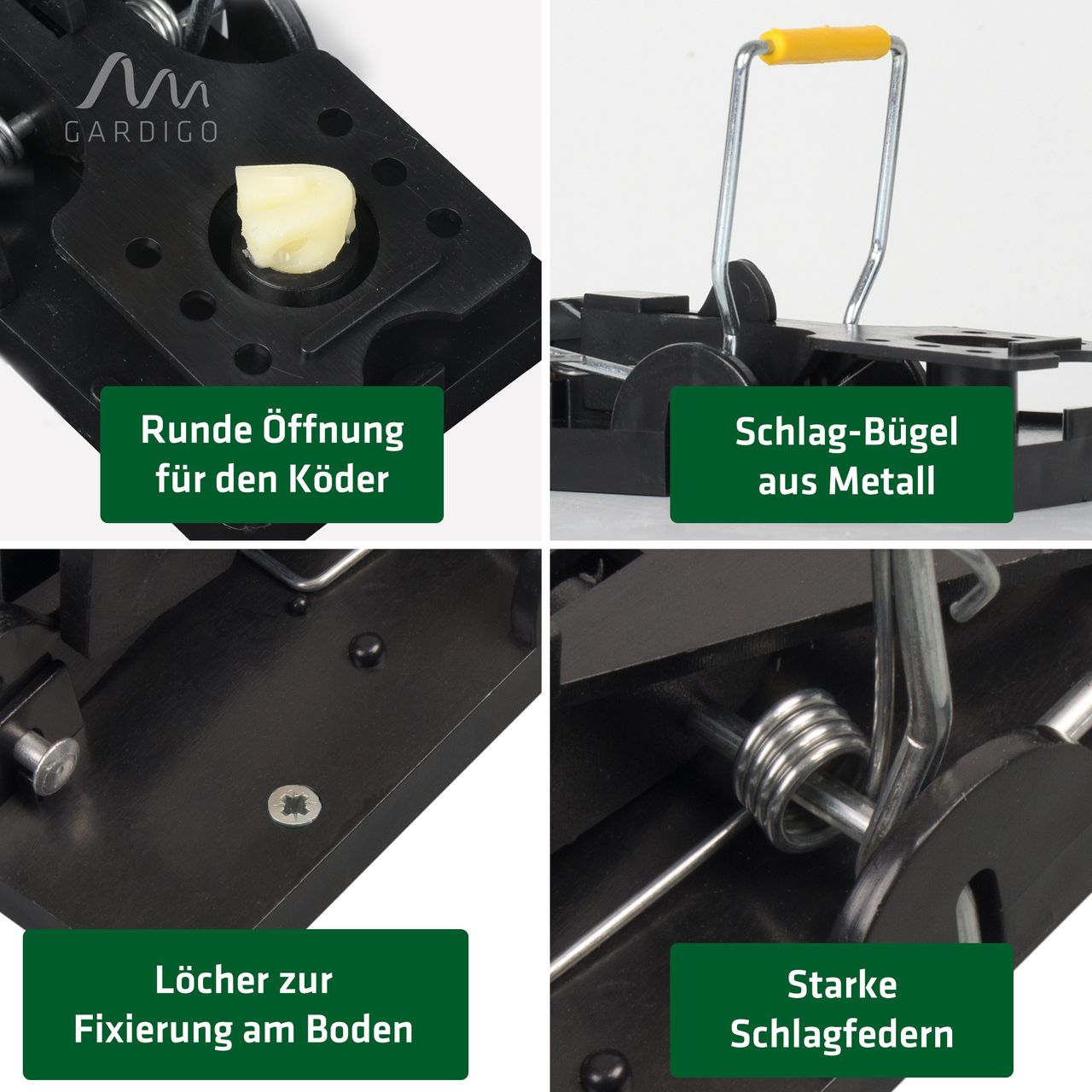 Gardigo Schlagmausefalle 2er-Set