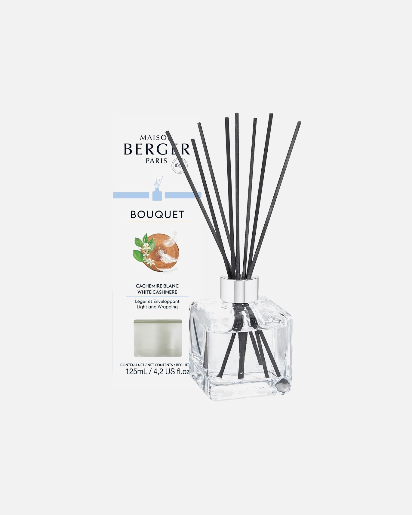 Maison Berger Bouquet Glaçon Transparent Cashmere White