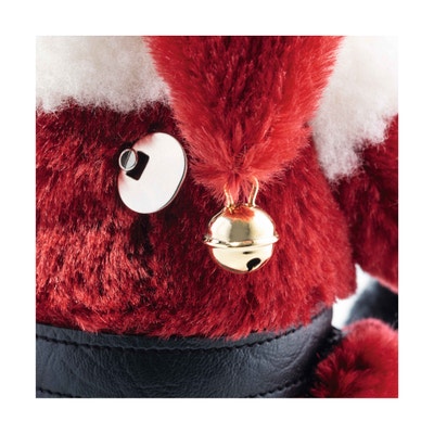 Santa Weihnachtsteddybär, 27 cm, mehrfarbig