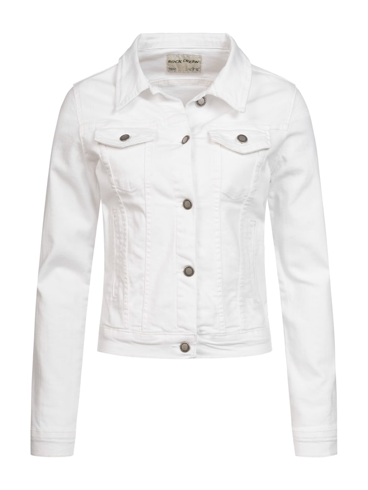 Rock Creek Jacke in Weiß günstig kaufen