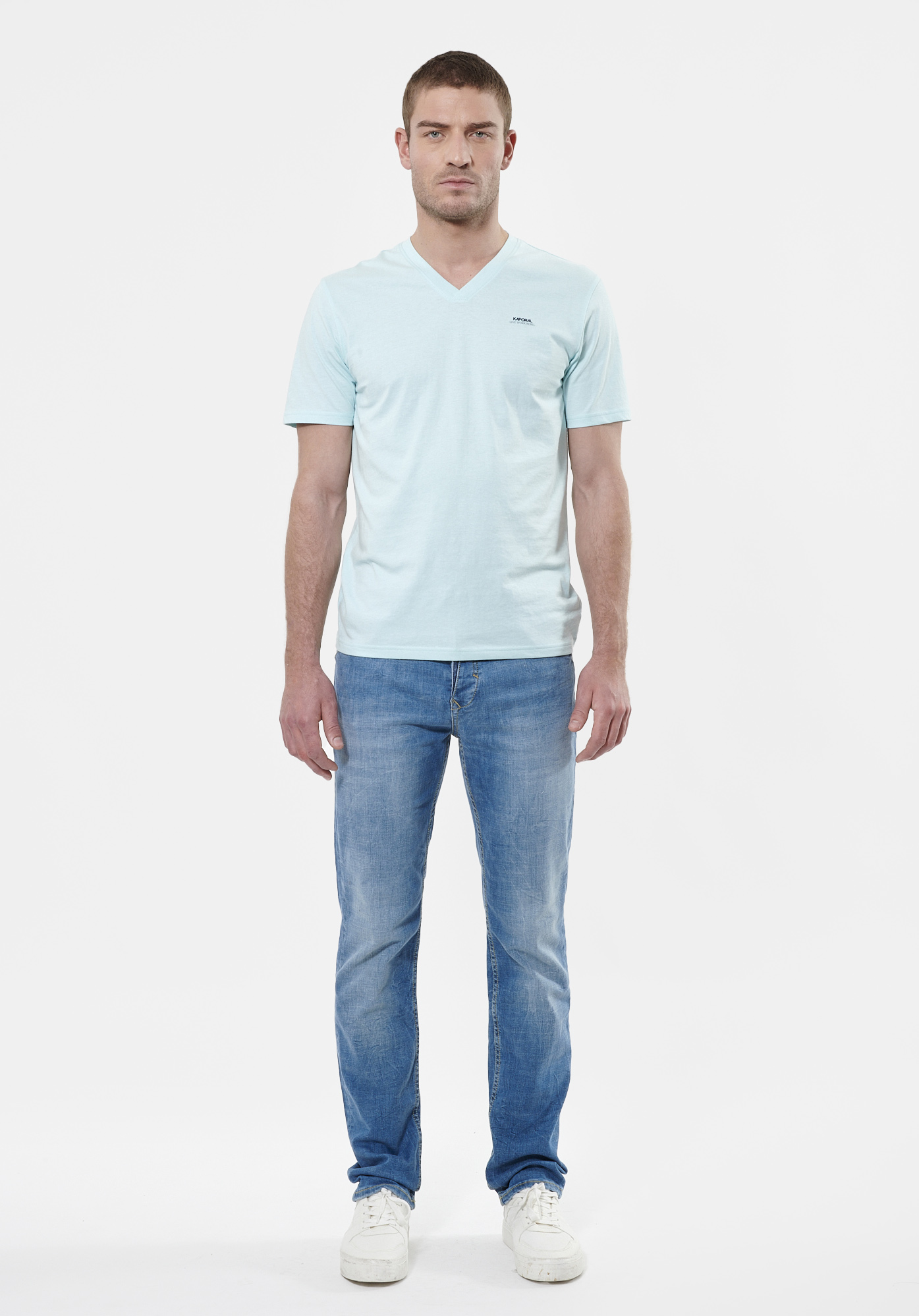 STONE  T-shirt bleu clair Homme