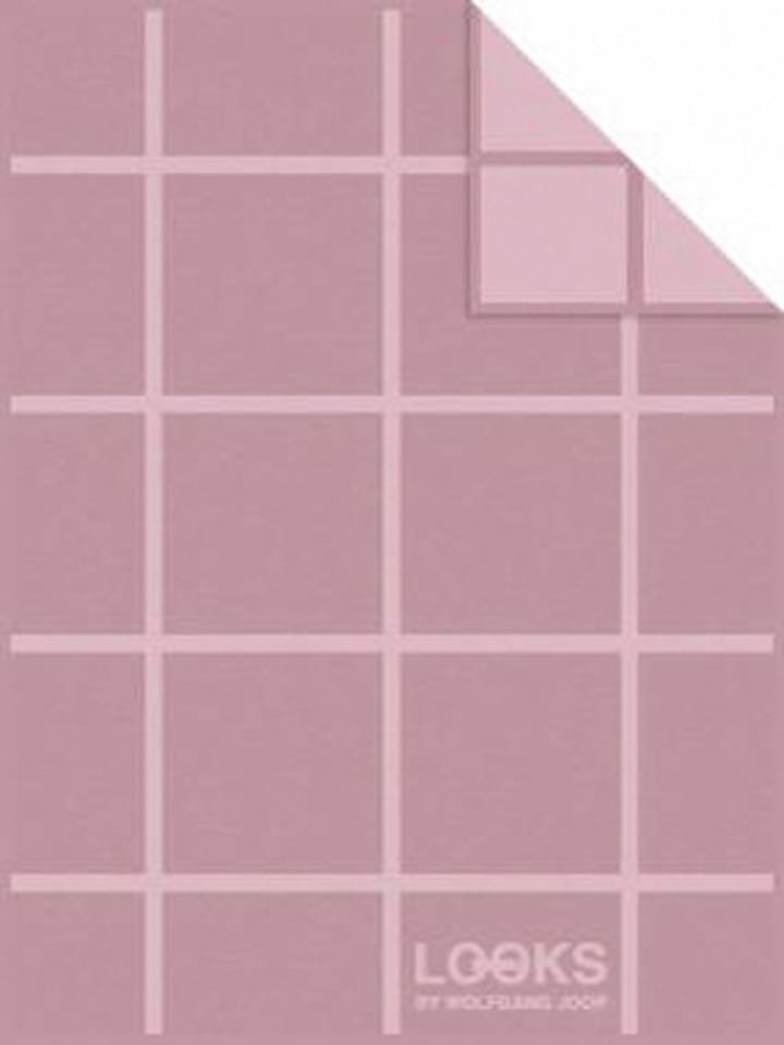 LOOKS by Wolfgang Joop Jacquard, Baumwollmischung Wohndecke in rosé günstig kaufen 150 x 200 cm