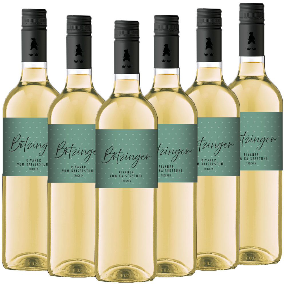Winzergenossenschaft Bötzingen Der Bötzinger - Rivaner QbA trocken - 6er Karton