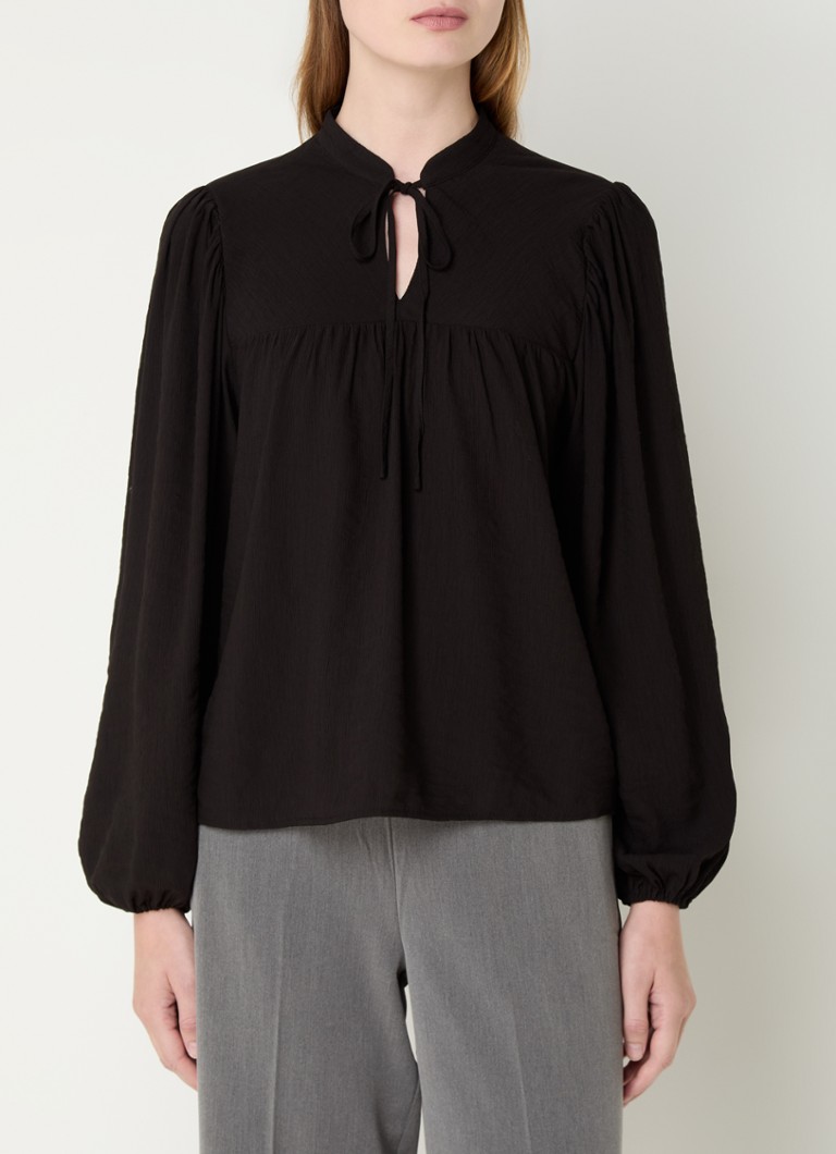 Selected Femme Katerine tunic with bow detail
