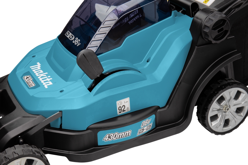 Makita DLM432PT2 LXT 2x18 V akku Grasmaaier 43 cm 2x 5,0 Ah