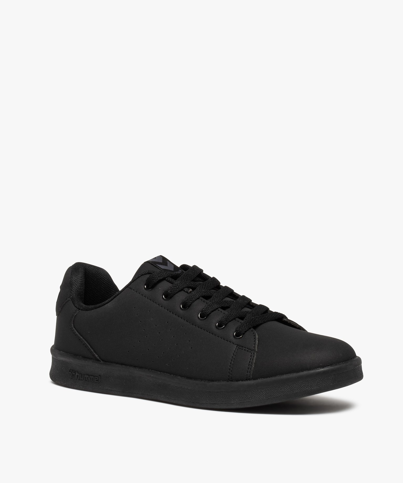 Baskets homme monochromes à lacets - Hummel noir | GEMO