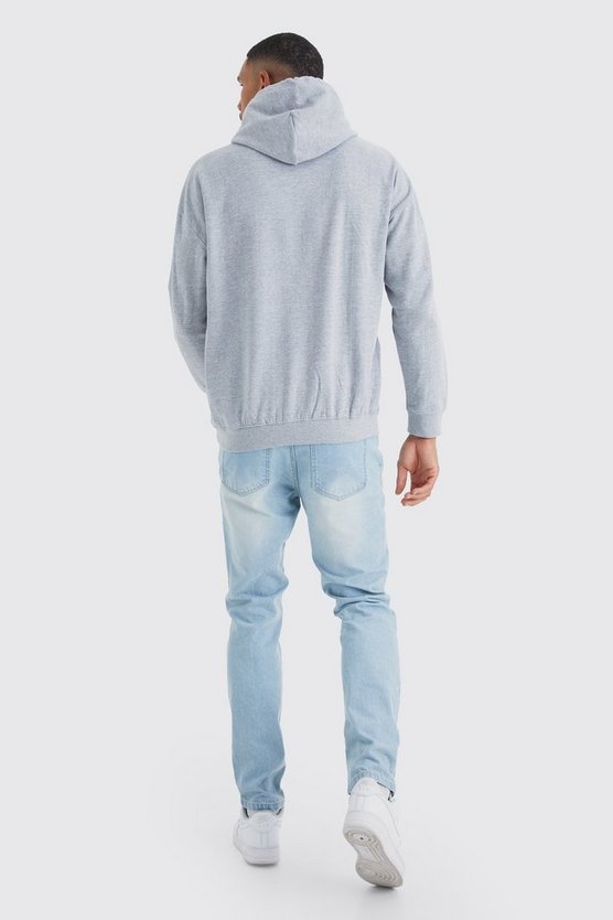 Tall Oversize Hoodie mit Homme Print