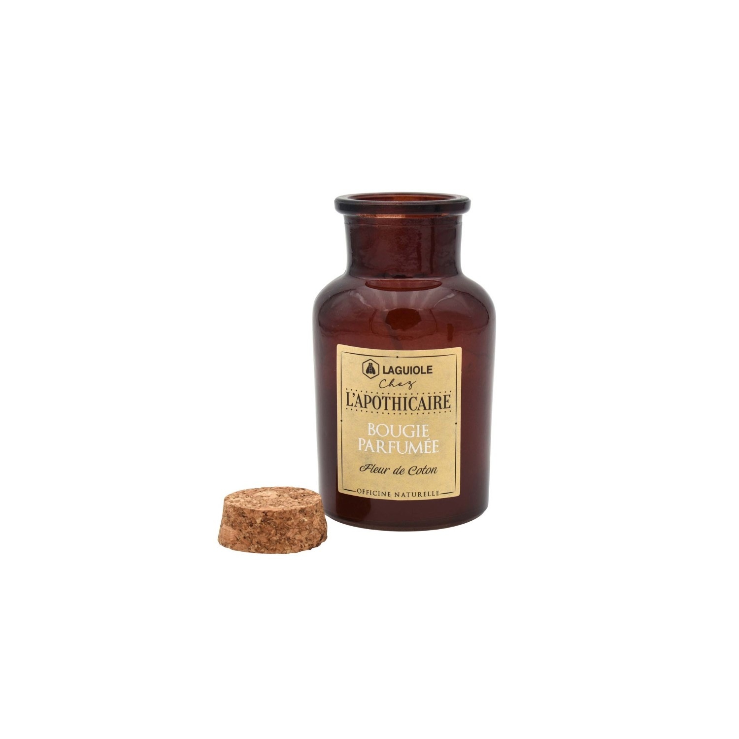 Vela aromática La Guiole Apothecary, con tapón de corcho, 90 g