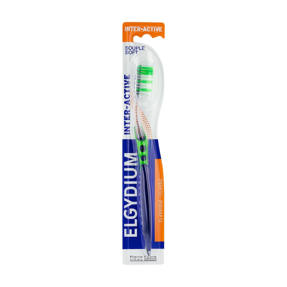 Oral Care ELGYDIUM Inter Active Souple Brosse à dents