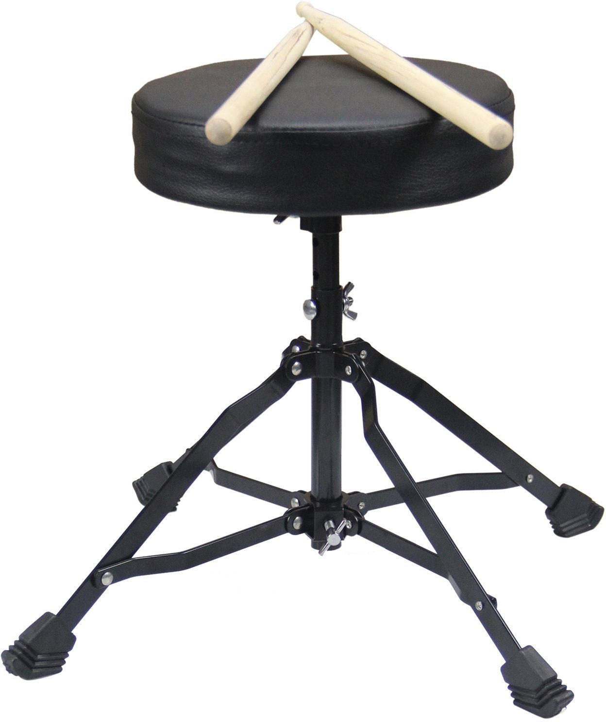 Clifton Kinderschlagzeug Junior Drum, schwarz, 3-St.