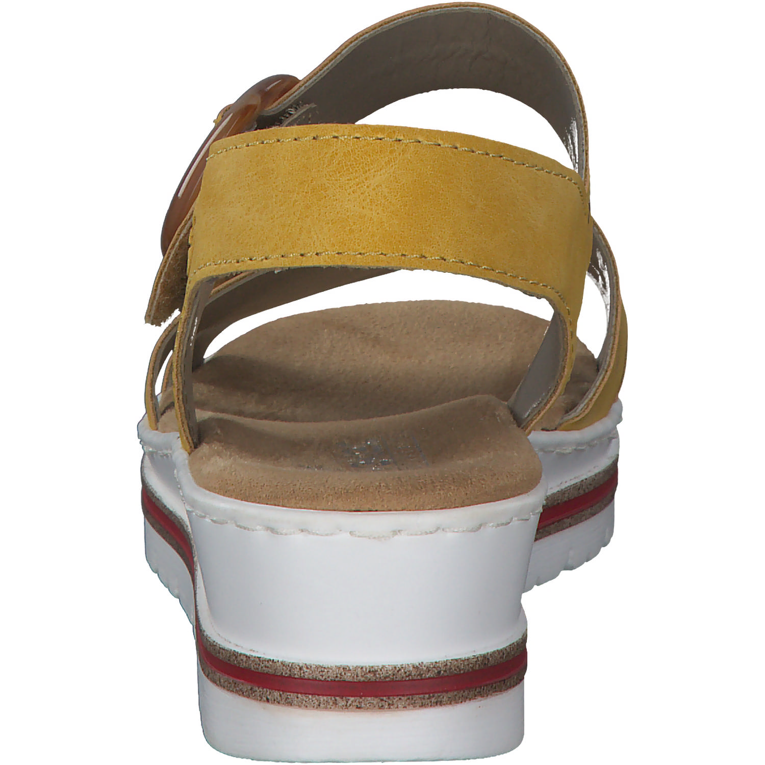 Rieker V58S6, Keilsandaletten, Damen, Gelb