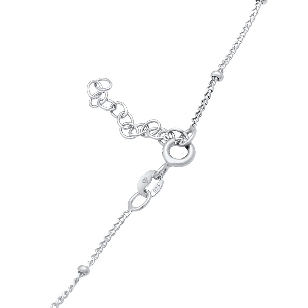 Elli Elli Collier Choker Femmes Ball Chain Platelets Filigree Trend en argent sterling collier