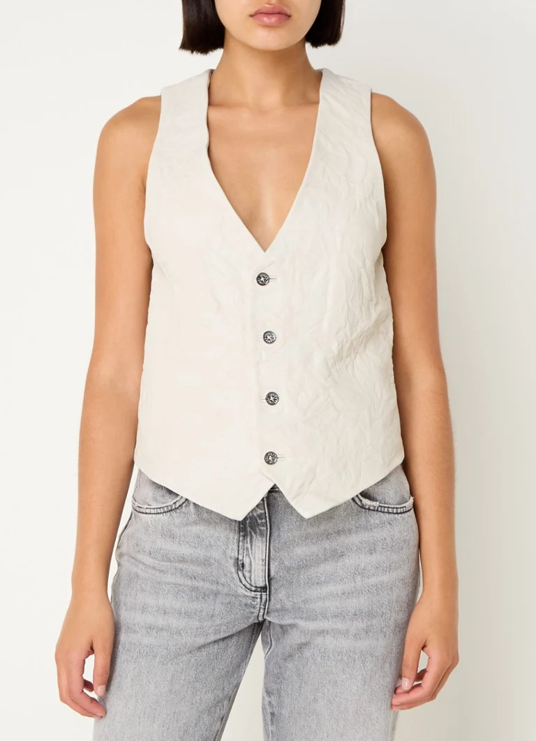 Vesta din piele de miel Emilie Zadig&Voltaire