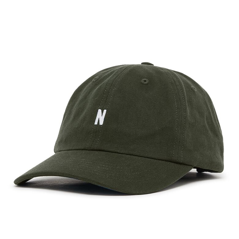 Norse Projects Twill Sports Cap beech green
