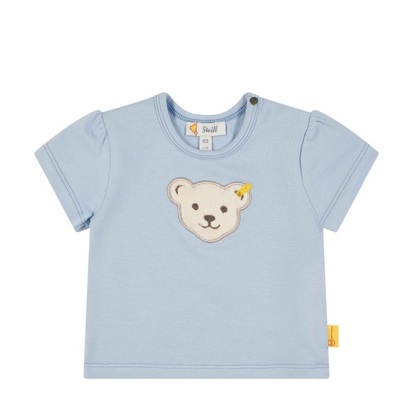 T-Shirt kurzarm, hellblau für Mädchen