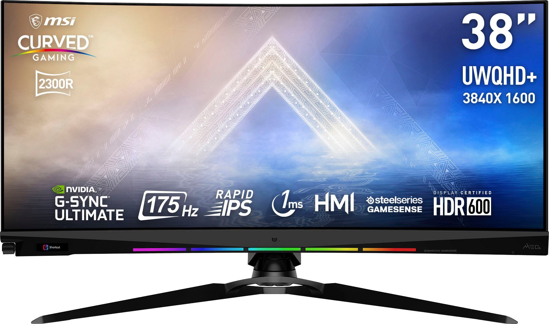 MSI Optix MEG381CQRDE Plus Curved-Gaming-LED-Monitor (95,25 cm/37,5 